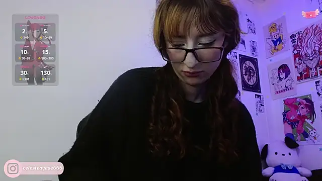 Snapshot of CelesteAyase chatting on February 19, 1:56 am CelesteAyase online show from February 19, 1:56 am