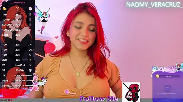 Naomy veracruz  online show from March 12, 8:10 pm