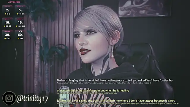 Snapshot of Trinity___s chatting on January 31, 2:15 am Trinity s online show from January 31, 2:15 am