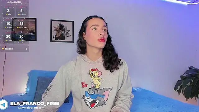 Snapshot of elafranco_ chatting on January 10, 1:29 am elafranco online show from January 10, 1:29 am