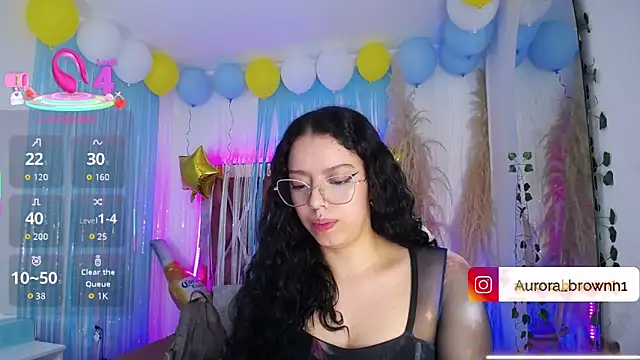 Snapshot of Aurora_Brownn chatting on October 6, 1:14 am Aurora Brownn online show from October 6, 1:14 am