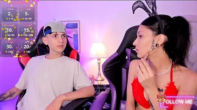 Snapshot of sett_and_gwen chatting on December 29, 3:54 am sett and gwen online show from December 29, 3:54 am