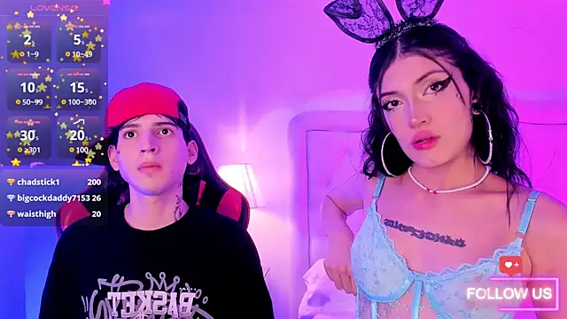 Snapshot of sett_and_gwen chatting on February 27, 6:50 am sett and gwen online show from February 27, 6:50 am