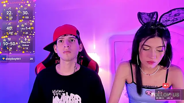 Snapshot of sett_and_gwen chatting on February 28, 8:09 am sett and gwen online show from February 28, 8:09 am