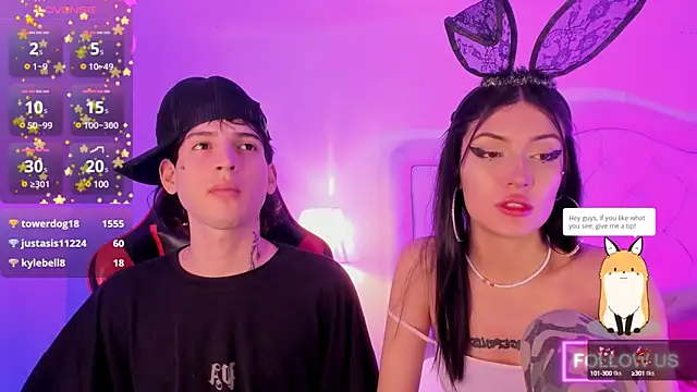 Snapshot of sett_and_gwen chatting on March 7, 10:13 am sett and gwen online show from March 7, 10:13 am