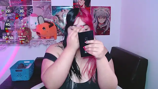 Snapshot of Pinky-Flower chatting on November 7, 1:11 pm Pinky-Flower online show from November 7, 1:11 pm