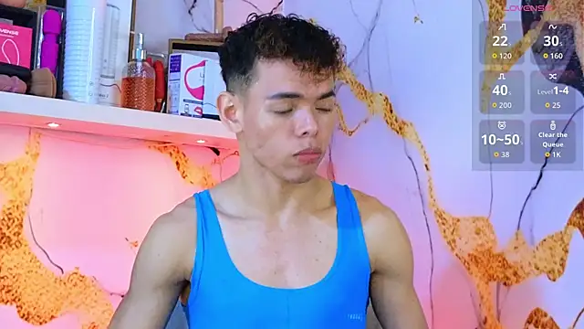 Nijinsky LatinBoy online show from December 1, 1:21 am