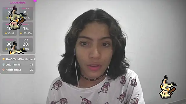 Snapshot of Lovelyamyy chatting on February 2, 6:58 am Lovelyamyy online show from February 2, 6:58 am