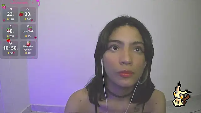 Snapshot of Lovelyamyy chatting on February 8, 8:09 am Lovelyamyy online show from February 8, 8:09 am