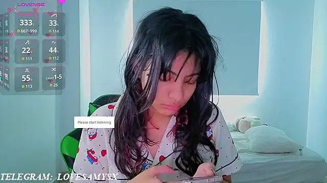 Snapshot of Lovelyamyy chatting on April 17, 6:11 pm Lovelyamyy online show from April 17, 6:11 pm