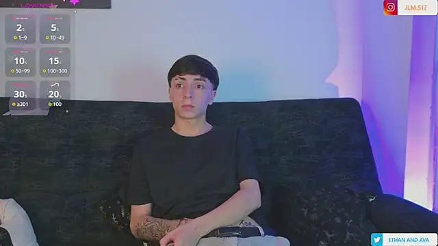 Snapshot of ethan_and_ava chatting on April 3, 2:20 am ethan and ava online show from April 3, 2:20 am