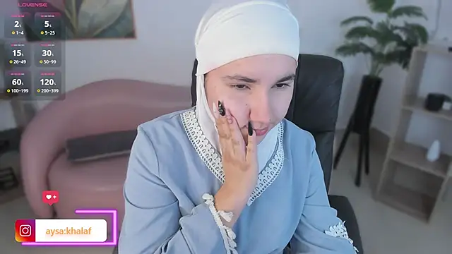 Ayha khalaf online show from October 26, 1:22 am