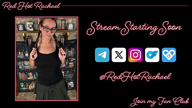 RedHotRachael online show from February 22, 10:09 pm