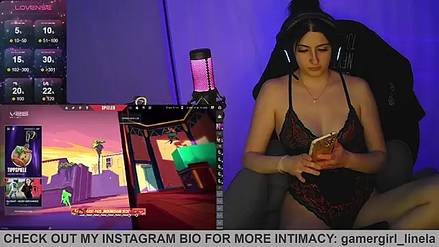 Gamergirl-Linela online show from February 23, 10:07 pm