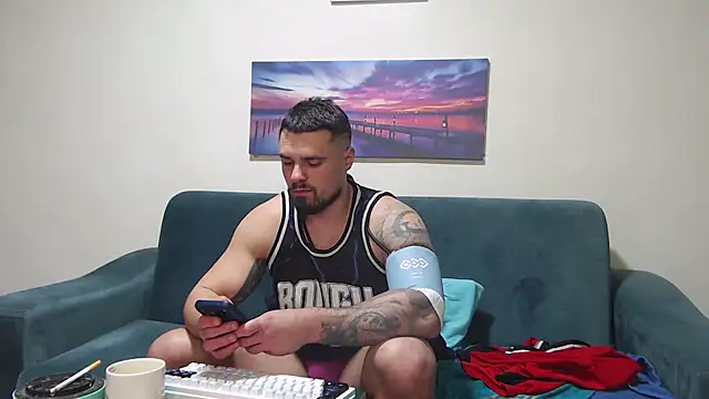 Tiberius hunk online show from January 8, 7:49 pm