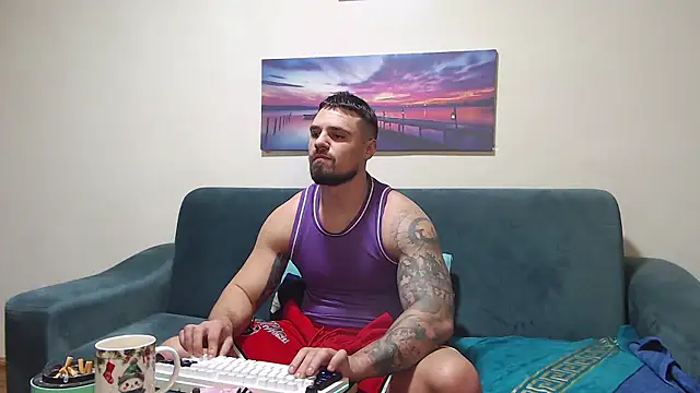 Tiberius hunk online show from January 11, 7:41 pm