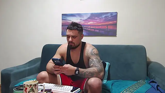 Tiberius hunk online show from January 12, 7:46 am