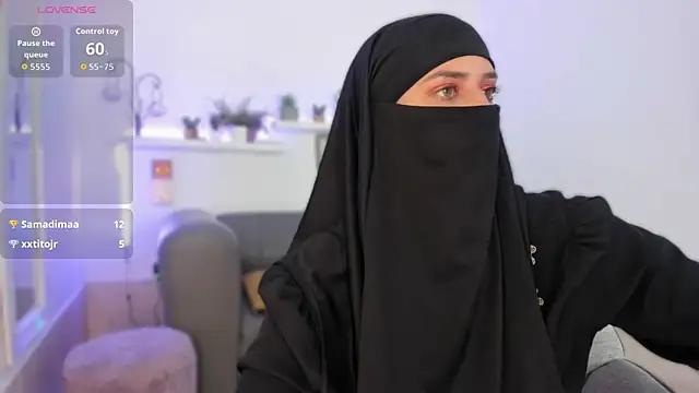 Snapshot of salma_arabicc chatting on January 12, 4:18 am salma arabicc online show from January 12, 4:18 am