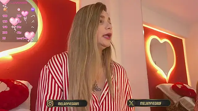 MelanyVegas online show from November 8, 8:25 am