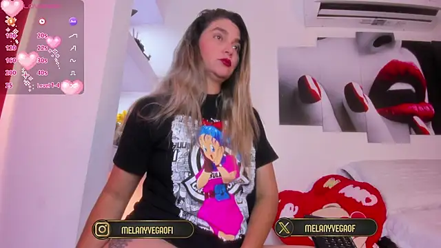 MelanyVegas online show from January 16, 8:40 am