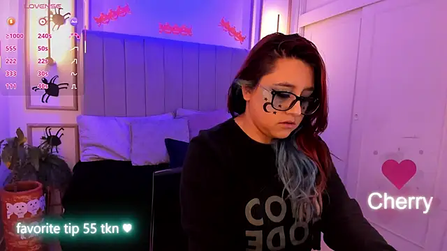 Cherry blush  online show from October 13, 12:38 pm