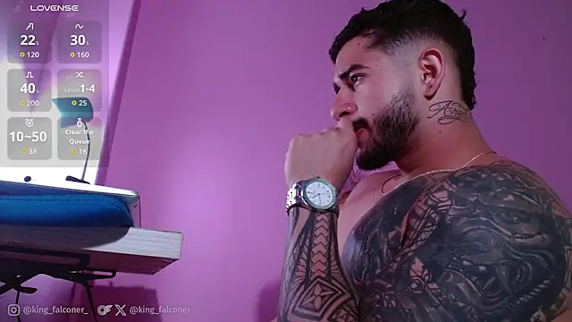 king falconer online show from March 25, 3:45 am