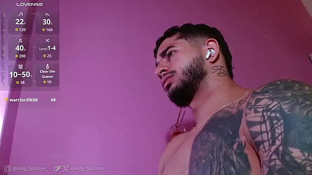 king falconer online show from March 27, 8:26 am