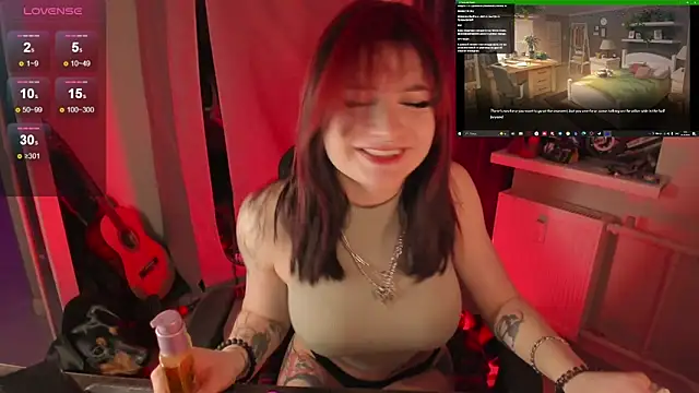 Snapshot of Melante chatting on February 17, 12:51 am Melante online show from February 17, 12:51 am