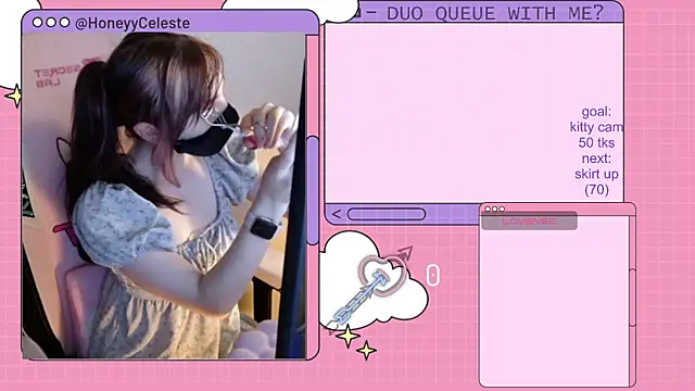 HoneyyCeleste online show from July 27, 6:15 pm