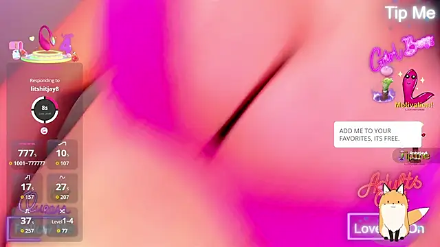 Snapshot of TriciaCumLoader chatting on July 14, 10:32 am TriciaCumLoader online show from July 14, 10:32 am
