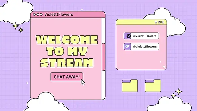 Snapshot of violetttflowers chatting on February 1, 1:59 am violetttflowers online show from February 1, 1:59 am