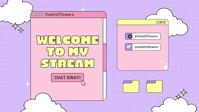Snapshot of violetttflowers chatting on July 26, 2:20 am violetttflowers online show from July 26, 2:20 am