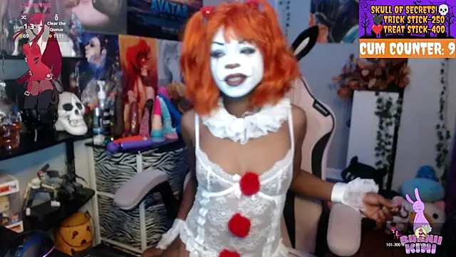 bunniikimi online show from October 29, 2:30 pm