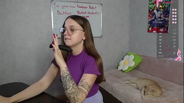 Violetwin online show from October 9, 4:27 pm