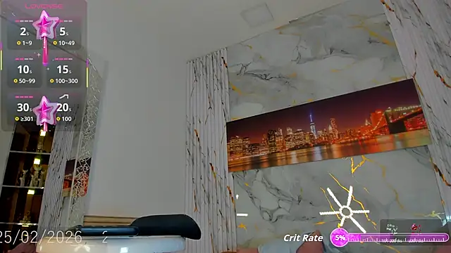 Snapshot of Venux_Fantasy chatting on February 26, 4:44 am Venux Fantasy online show from February 26, 4:44 am