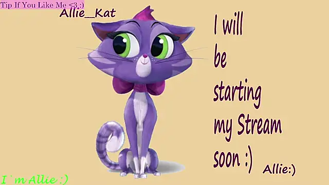 Allie Kat online show from January 17, 3:50 pm