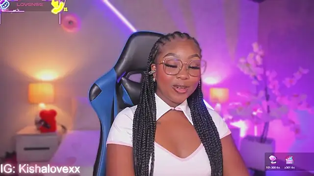 Snapshot of Kishalove_ chatting on February 21, 10:38 am Kishalove online show from February 21, 10:38 am