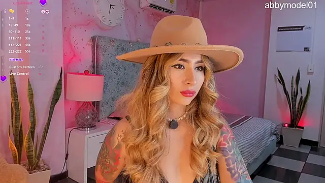 Snapshot of AbbyModel01 chatting on February 13, 11:34 pm AbbyModel01 online show from February 13, 11:34 pm