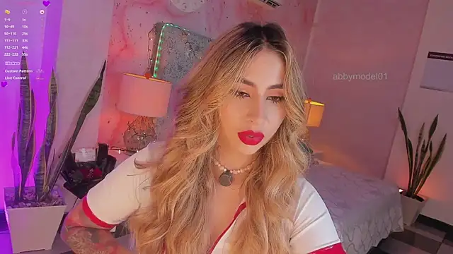 Snapshot of AbbyModel01 chatting on February 17, 11:22 pm AbbyModel01 online show from February 17, 11:22 pm