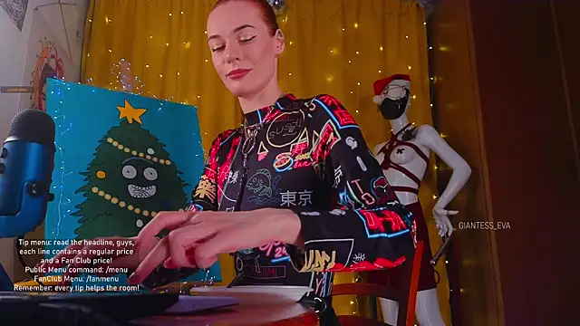 Giantess Eva online show from December 22, 7:11 pm