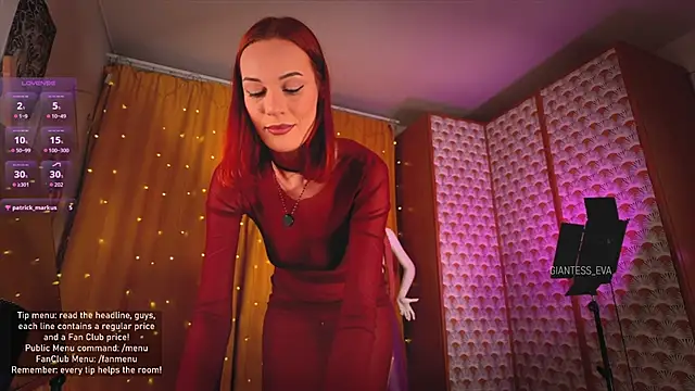 Giantess Eva online show from March 21, 4:10 pm