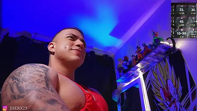 Snapshot of Jherxx chatting on January 12, 12:27 am Jherxx online show from January 12, 12:27 am