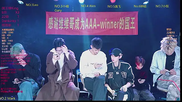 Snapshot of AAA-winner chatting on February 11, 3:33 am AAA-winner online show from February 11, 3:33 am