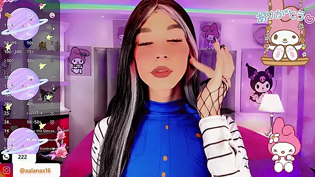 Snapshot of dearAlanaxxx chatting on January 8, 8:33 pm dearAlanaxxx online show from January 8, 8:33 pm