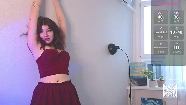 Snapshot of BlushKira chatting on December 21, 6:20 am BlushKira online show from December 21, 6:20 am