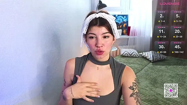 Snapshot of BlushKira chatting on January 8, 7:10 am BlushKira online show from January 8, 7:10 am