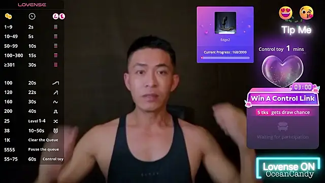 Snapshot of OceanCandy9 chatting on January 11, 1:49 pm OceanCandy9 online show from January 11, 1:49 pm