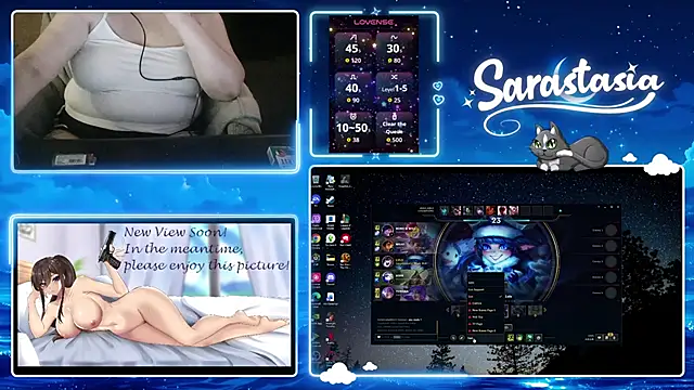 Snapshot of Sarastasia417 chatting on April 27, 4:10 am Sarastasia417 online show from April 27, 4:10 am