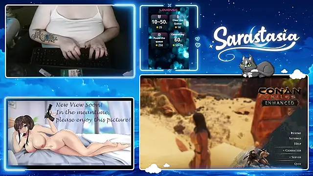 Snapshot of Sarastasia417 chatting on May 14, 11:39 am Sarastasia417 online show from May 14, 11:39 am