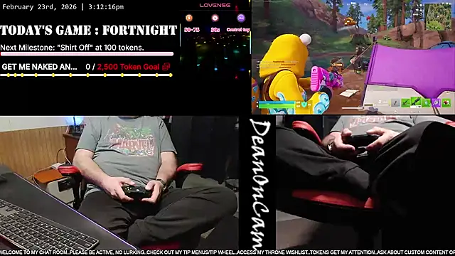 DeanonCam online show from February 23, 9:12 pm